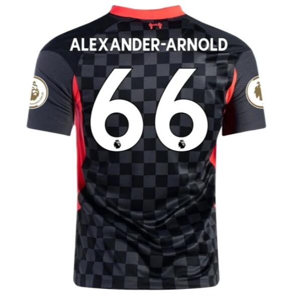 Liverpool Football Kit Third Soccer Jersey TRENT ALEXANDER-ARNOLD #66 2020/21